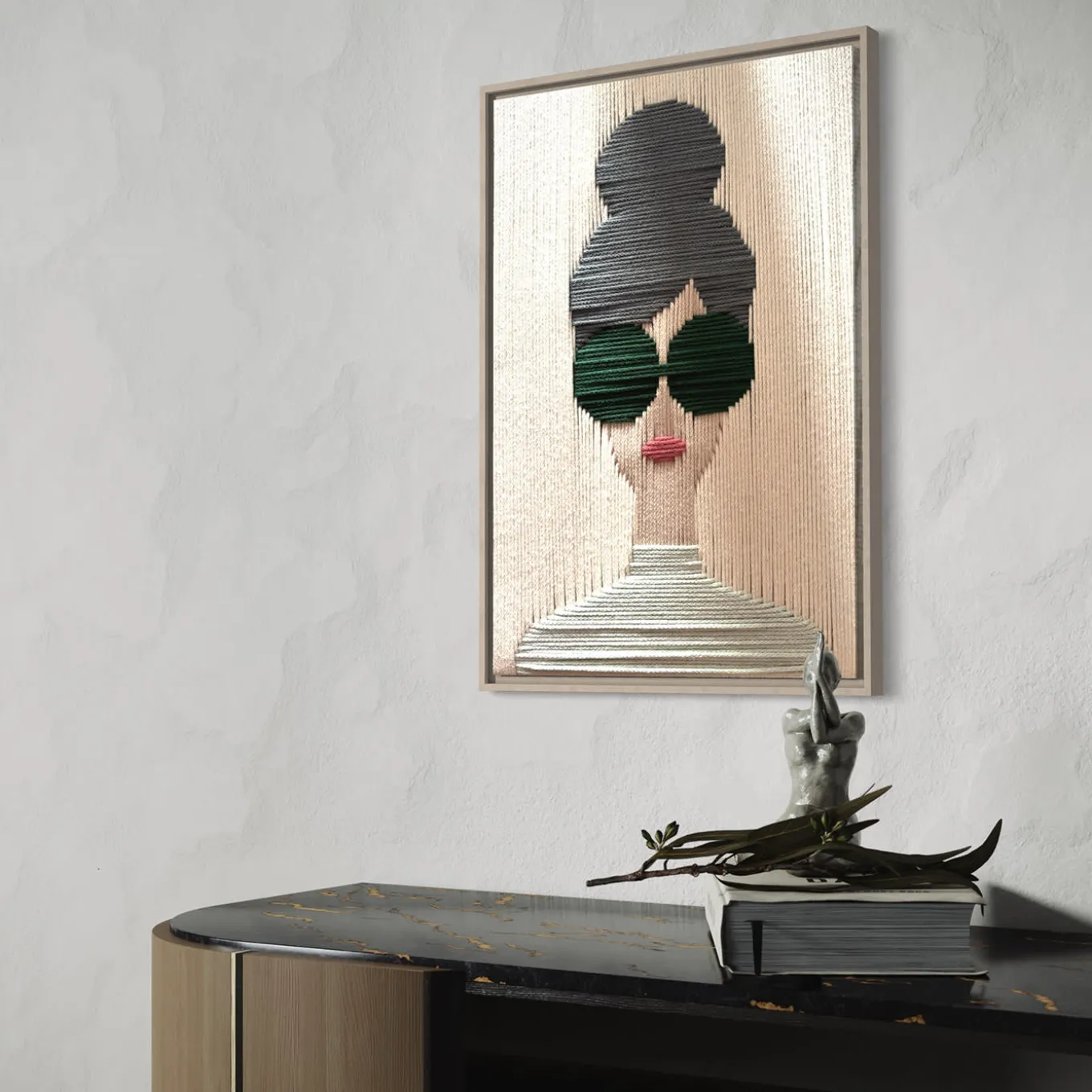 Ritratto Arazzo multicolore #3