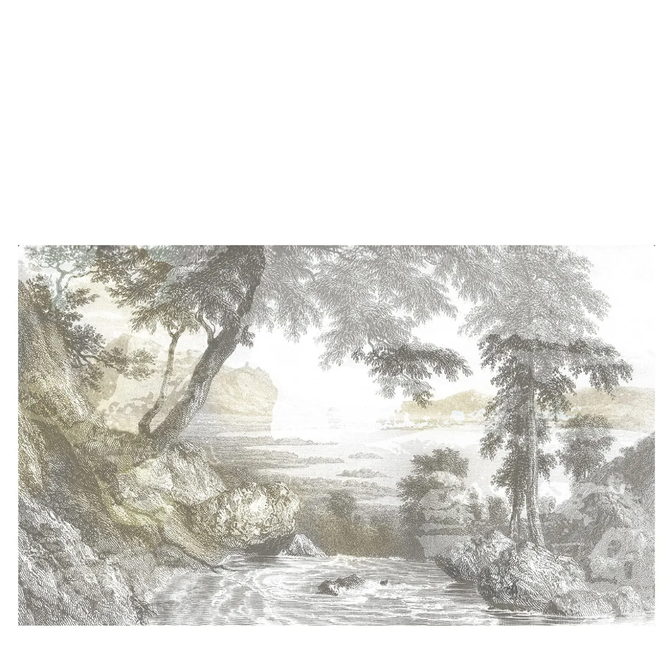 River Misto Panorama Carta da parati