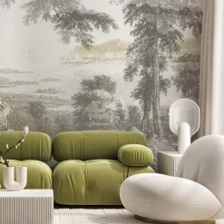 River Misto Panorama Carta da parati