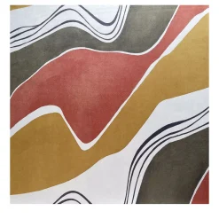 Rivestimento murale rosso e giallo Maui