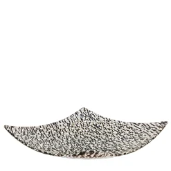 Rombo Sunshine Ciotola da centrotavola bianca e nera