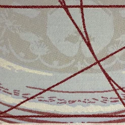 Runner double face Borromini in Granato e Blu Himmel