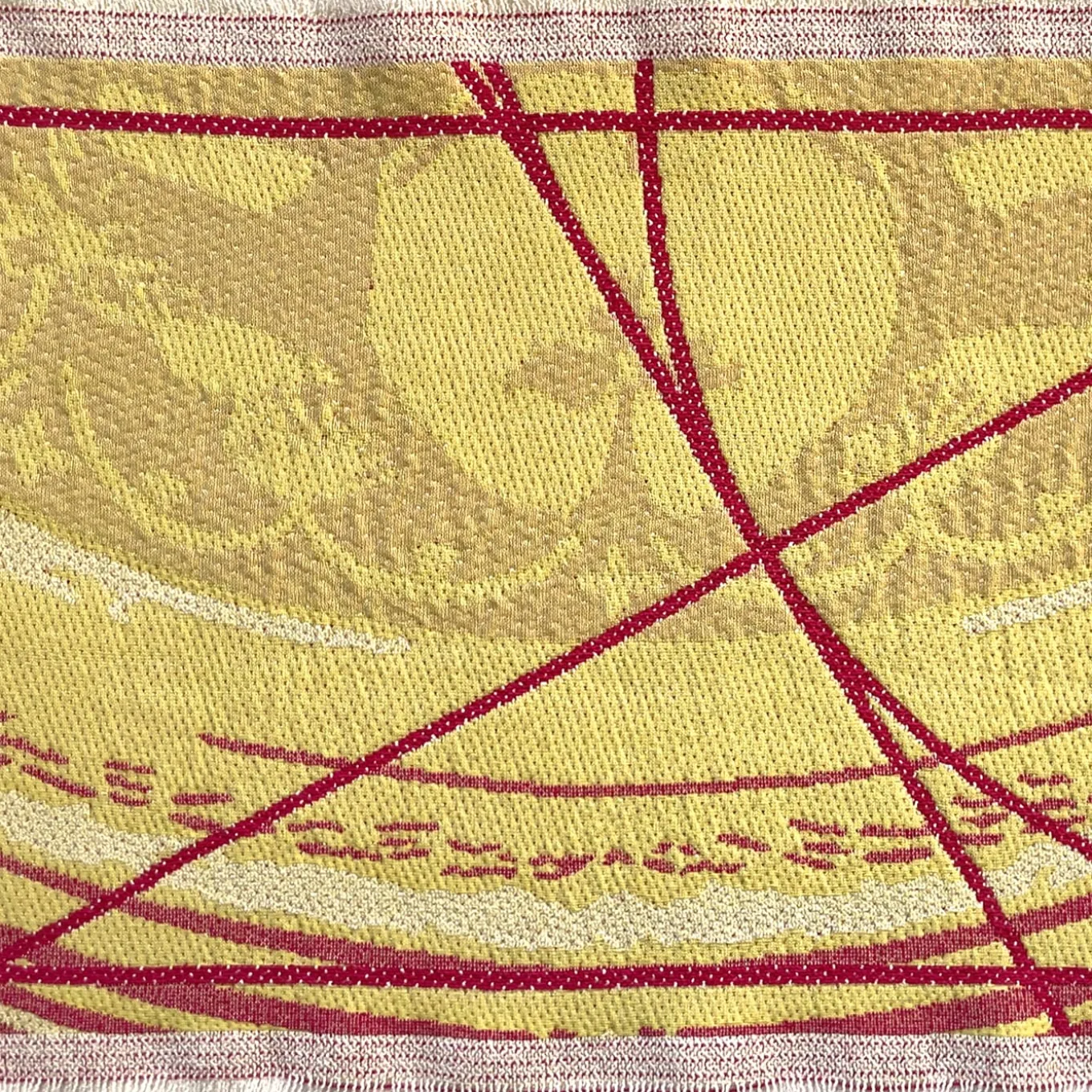 Runner Double Face Borromi in Fucsia e Giallo Plankton