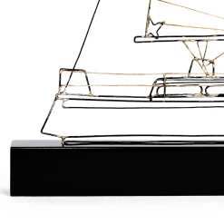 Saint Barth Barca a vela in metallo