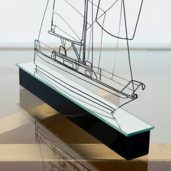 Saint Barth Barca a vela in metallo