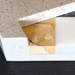 Salamè Tagliere in marmo multicolore