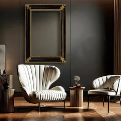 Salvator Rosa Cornice in ebano e oro #1