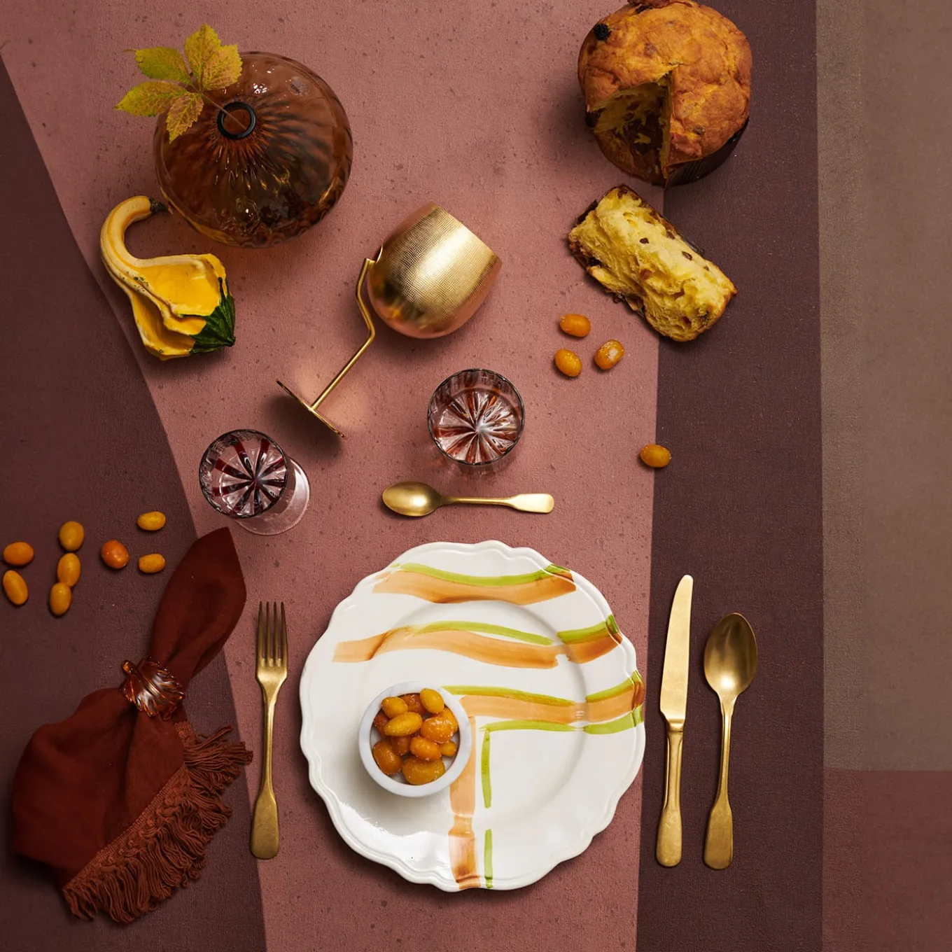 Samarcanda Vaso decorativo medio Balloton Marrone Bull