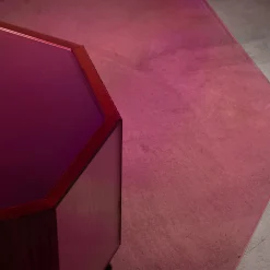 Sandra e Raimondo Tavolino da caffè in legno e vetro