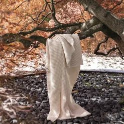 Sasha Coperta piccola bianca a nido d'ape