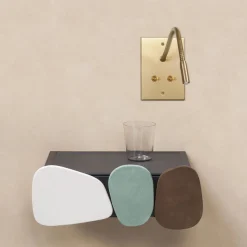 Scaffale a muro con cassetto Tellaro