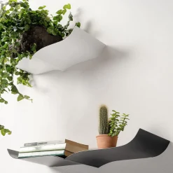 Scaffale In Acciaio Nero