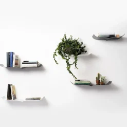 Scaffale In Acciaio Nero