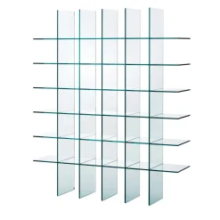 Scaffali di vetro #1 (1976) di Shiro Kuramata