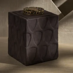 Scatola Bruto marrone scuro