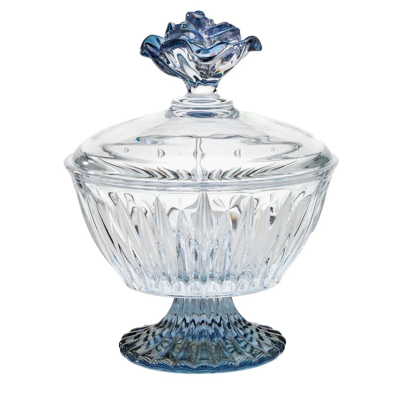 Scatola con piedini Milano bicolore e pomello a forma di fiore #1