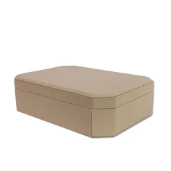 Scatola Del Monte in pelle Beige Tamarone