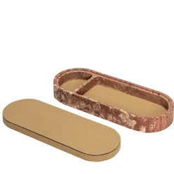 Scatola grande in pelle e marmo Giza #1