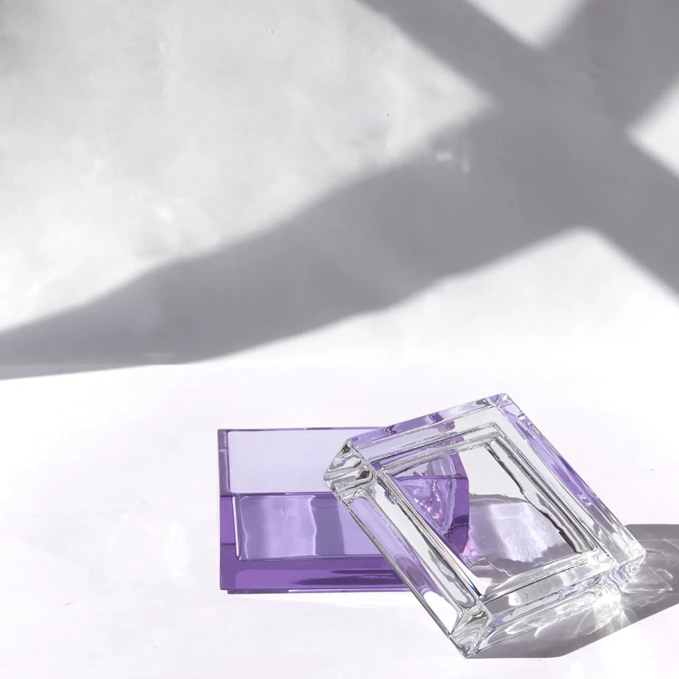 Scatola In Cristallo Palmina