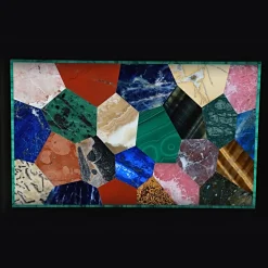 Scatola in marmo policromo Arlecchino