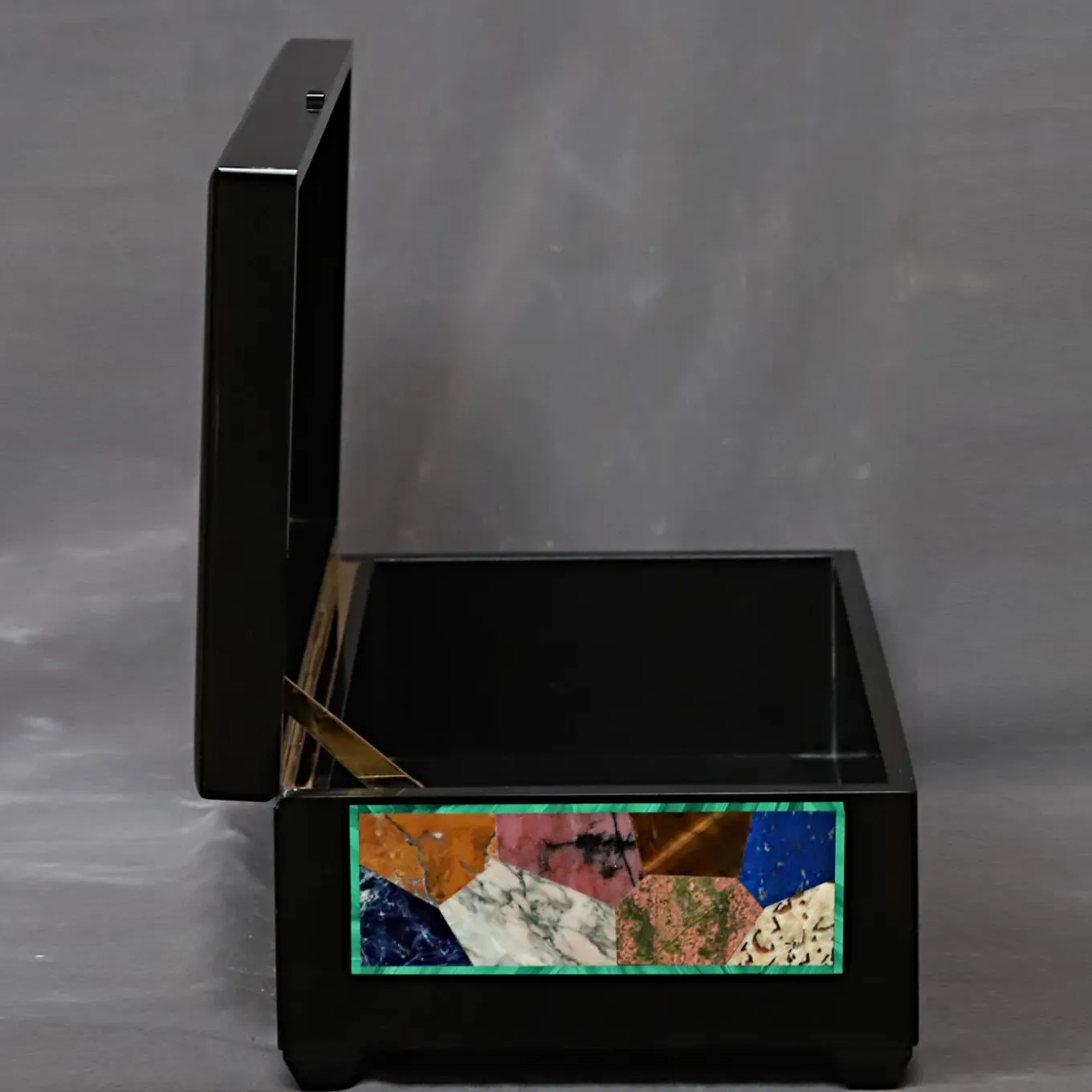 Scatola in marmo policromo Arlecchino