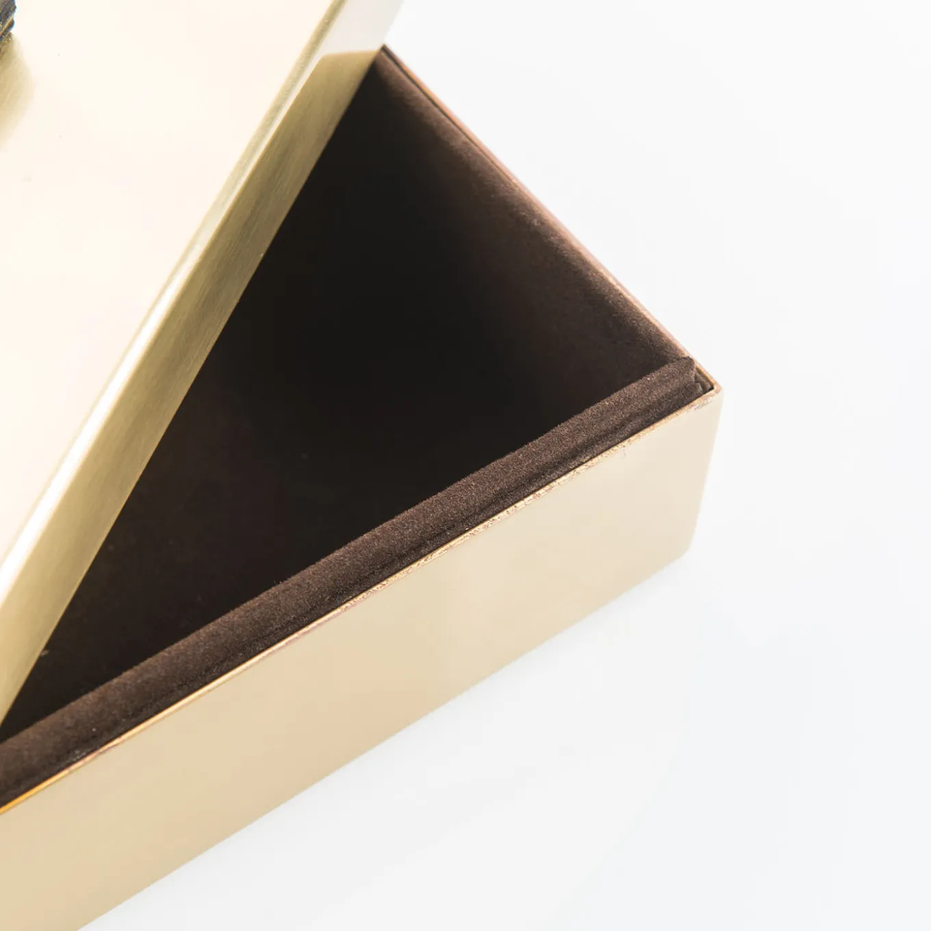 Scatola in Ottone con Pietre di Tormalina