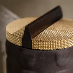 Scatola Kan marrone scuro