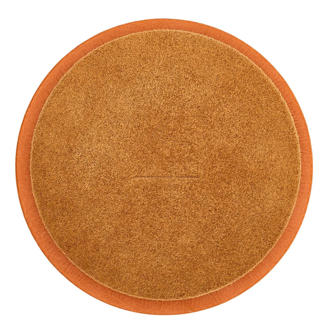 Scatola media per gioielli in pelle caramello