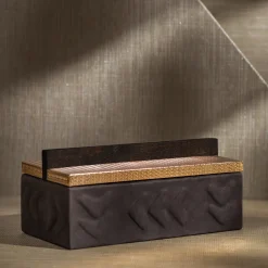 Scatola Muluc marrone scuro