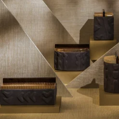 Scatola Muluc marrone scuro