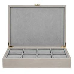 Scatola per orologi Prestige in pelle marrone