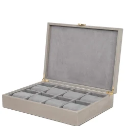 Scatola per orologi Prestige in pelle marrone