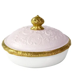 SCATOLA PICCOLA IN COTONE TAORMINA - ROSA