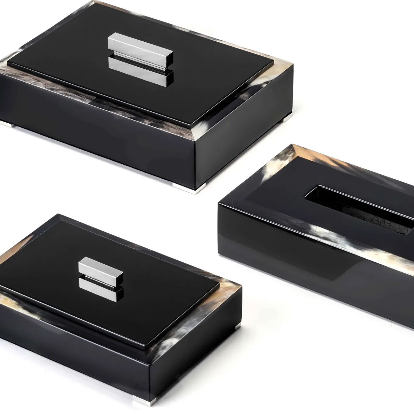 Scatola portaoggetti nera