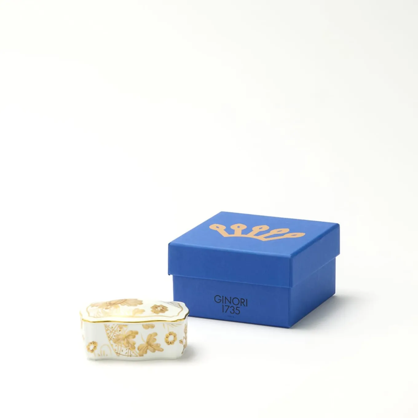 Scatola Portaoggetti Piccola Oriente Italiano Aurum