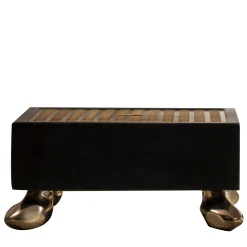 Scatola quadrata Limbos marrone scuro