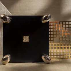 Scatola quadrata Limbos marrone scuro