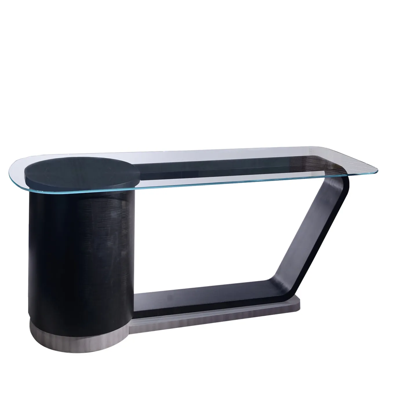 Scrivania 2019 con piano in vetro