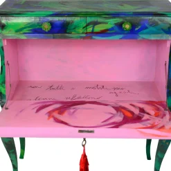 Scrivania a ribalta vintage Erboso