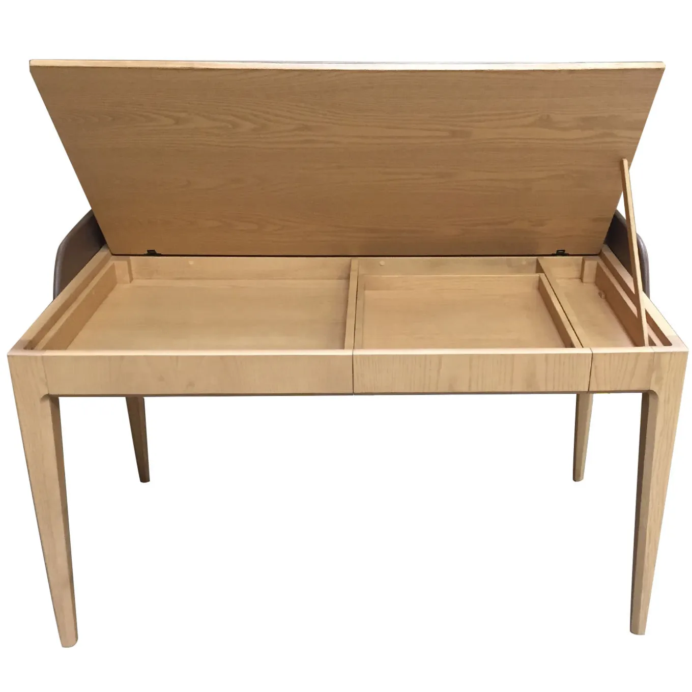 Scrivania Bellagio in pelle avana