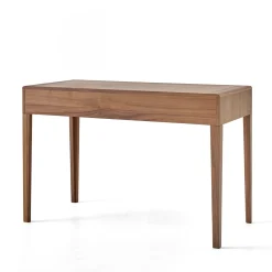 Scrivania Domino a 1 cassetto in noce canaletto