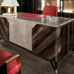 Scrivania in legno scuro Olivette