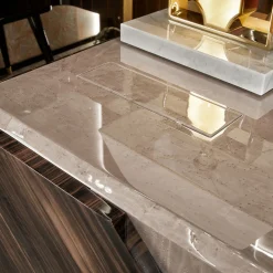 Scrivania in legno scuro Olivette