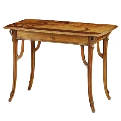 Scrivania Liberty francese di Emile Gallè