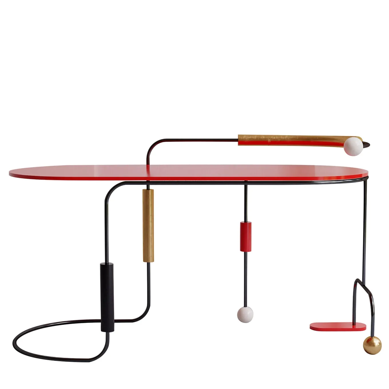 Scrivania policroma Morse