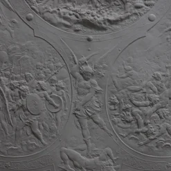 Scudo decorativo Cacciata dal Paradiso