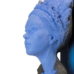 Scultura blu Matrilineare I
