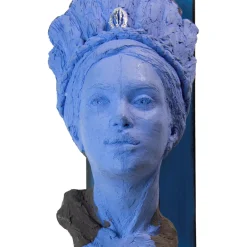 Scultura blu Matrilineare I