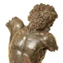 Scultura Busto Laocoonte in bronzo