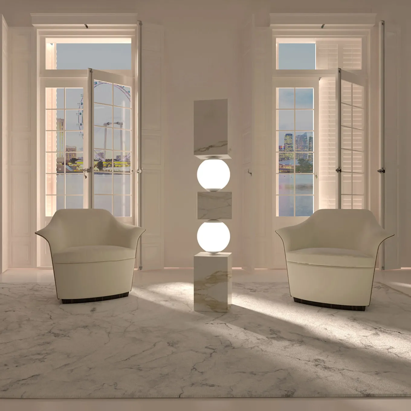 Scultura CS Totem Calacatta